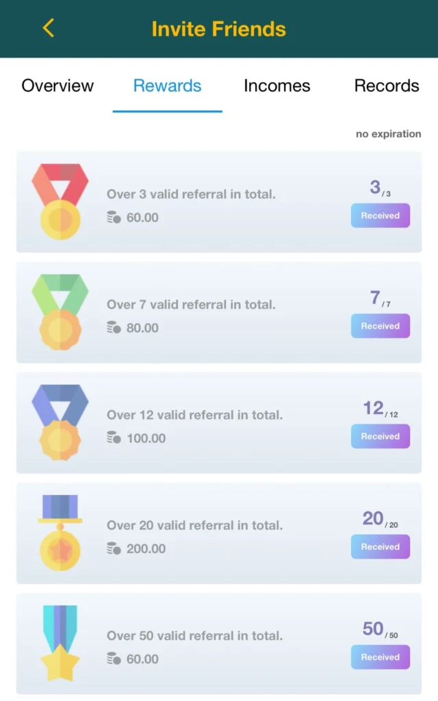 PK1947 Referral Bonuses